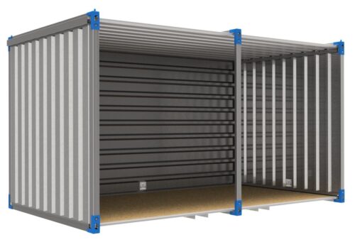 Unterstand 4,00 m x 2,20 m x 2,20 m