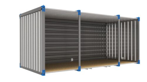 Unterstand 5,00 m x 2,20 m x 2,20 m