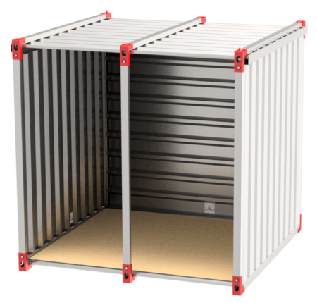 Unterstand 2,23 m x 2,20 m x 2,20 m