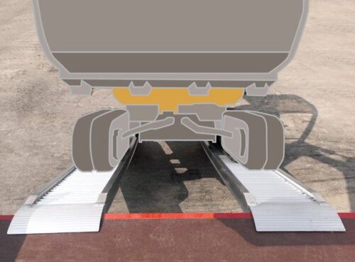 Alurampen 3,5m / 3,000 t Auffahrschienen Auffahrrampen Rampen M115/35 mit oder ohne Rand