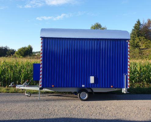 Bauwagen RAL5002 ultramarinblau