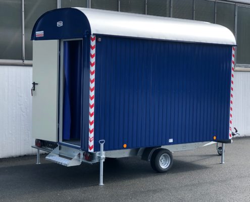 Bauwagen RAL5003 saphirblau