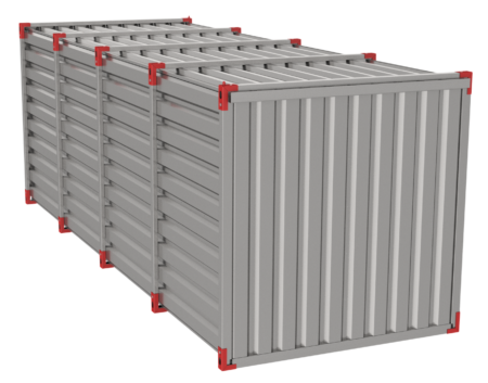 Unterstand 6,00 m x 2,20 m x 2,20 m – Bild 3
