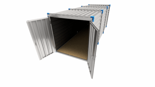 BLUE Container 6,00 m 2S Materialcontainer – Bild 3