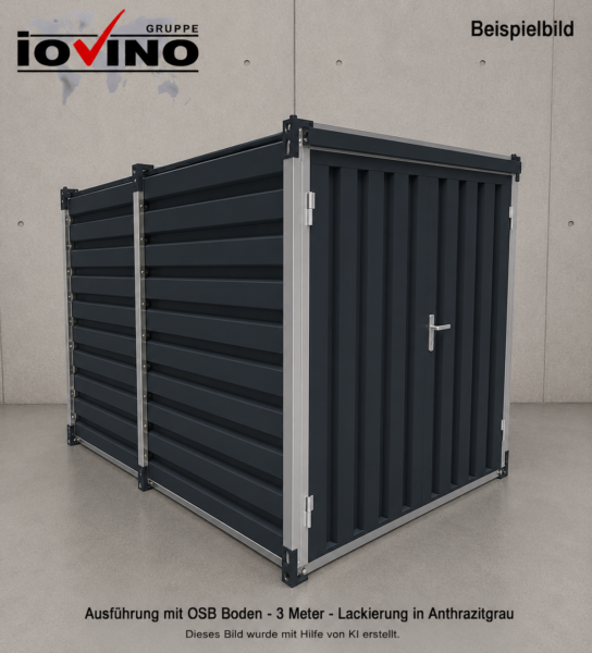 Anthrazit Container 3,00 m 2S